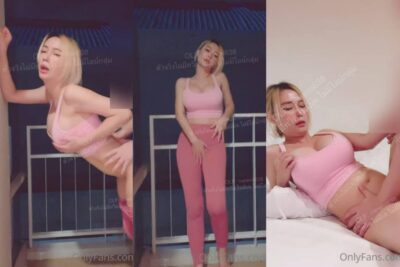 คลิปโป๊ไทยOnlyfans น้องมิว mewnii638 พริตตี้สาวนมใหญ่หน้าสวย โดนจับเย็ดสด ยืนกระเด้าริมระเบียง แล้วเข้ามาขย่มควยต่อในห้อง